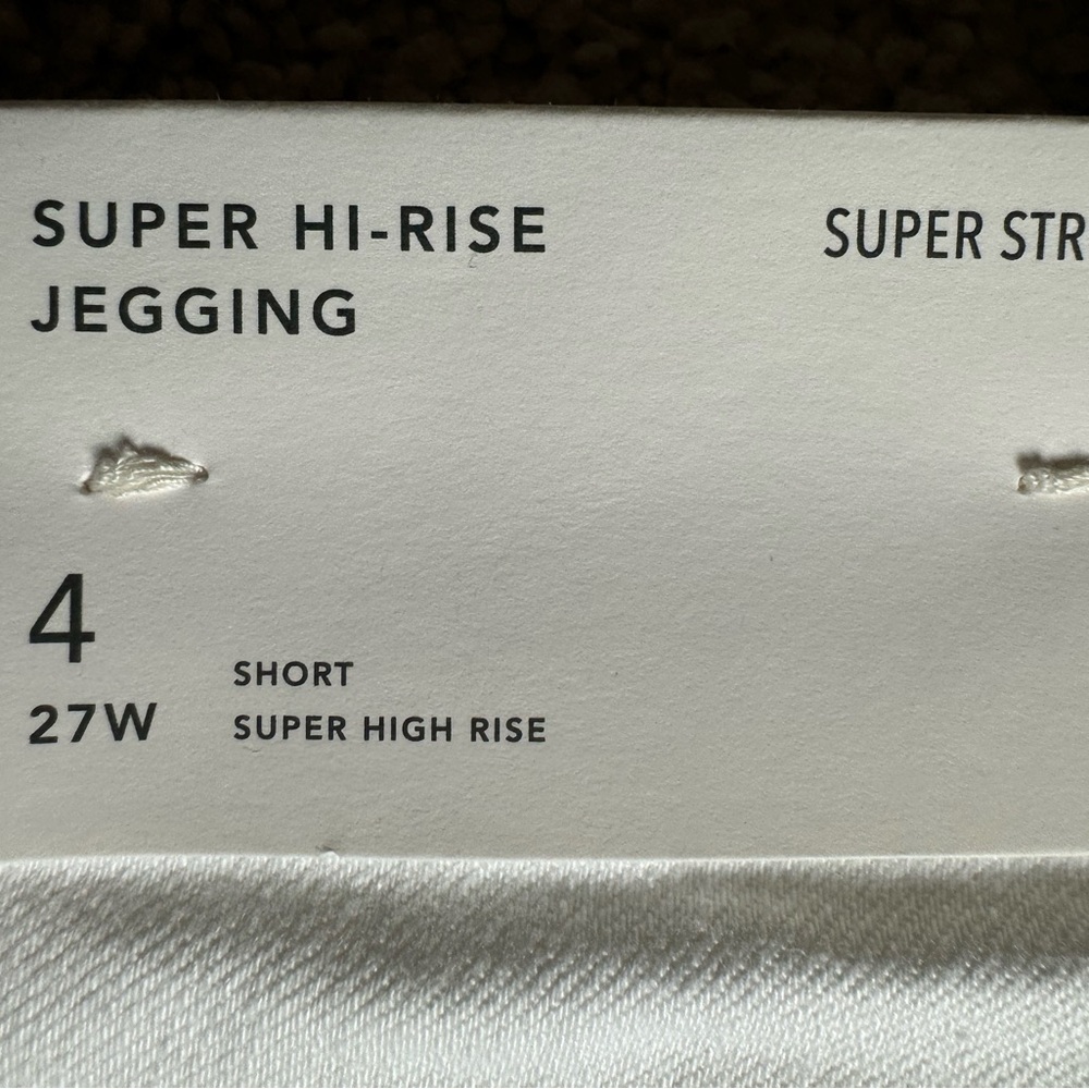 American Eagle Outfitters White Women's Jeggings - Picture 2 of 6